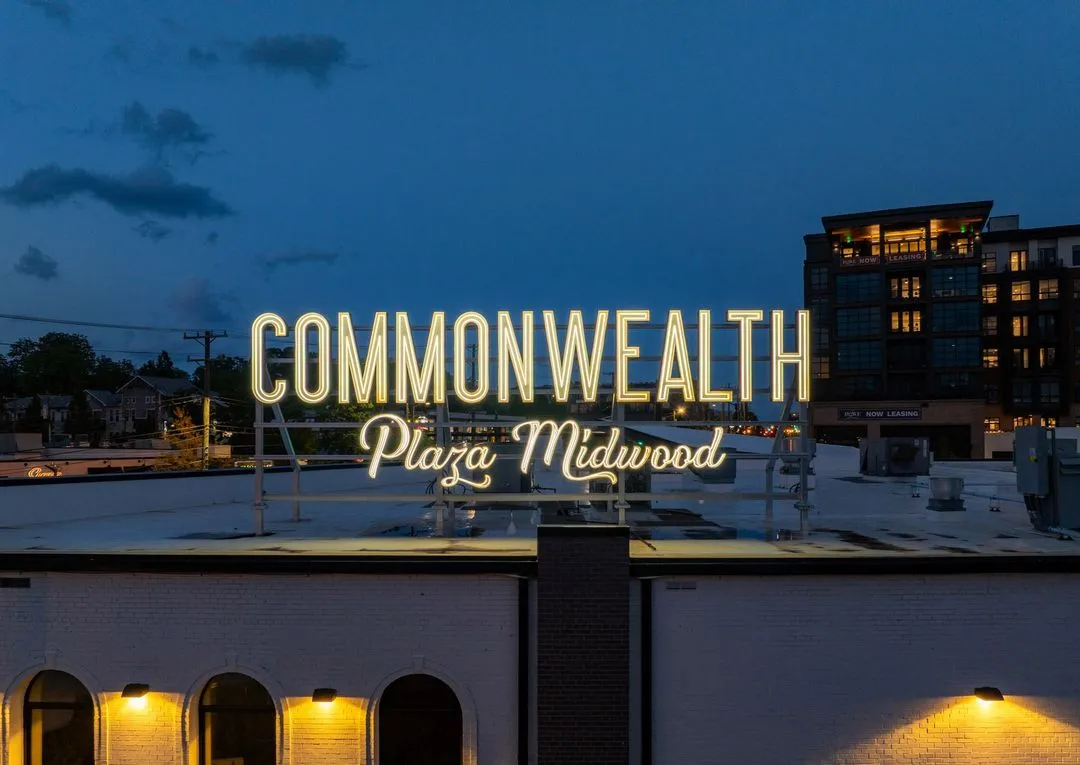 Commonwealth neon signage