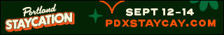 Portland Staycation Willamette Week mobile banner ad