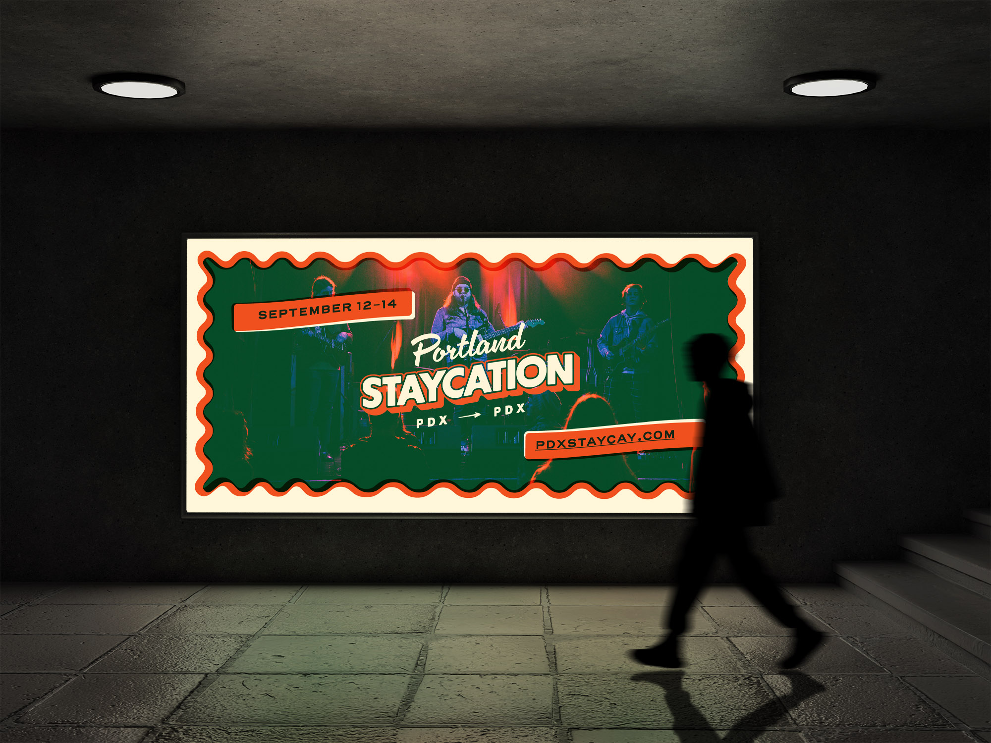 Second Portland Staycation billboard placement around the city